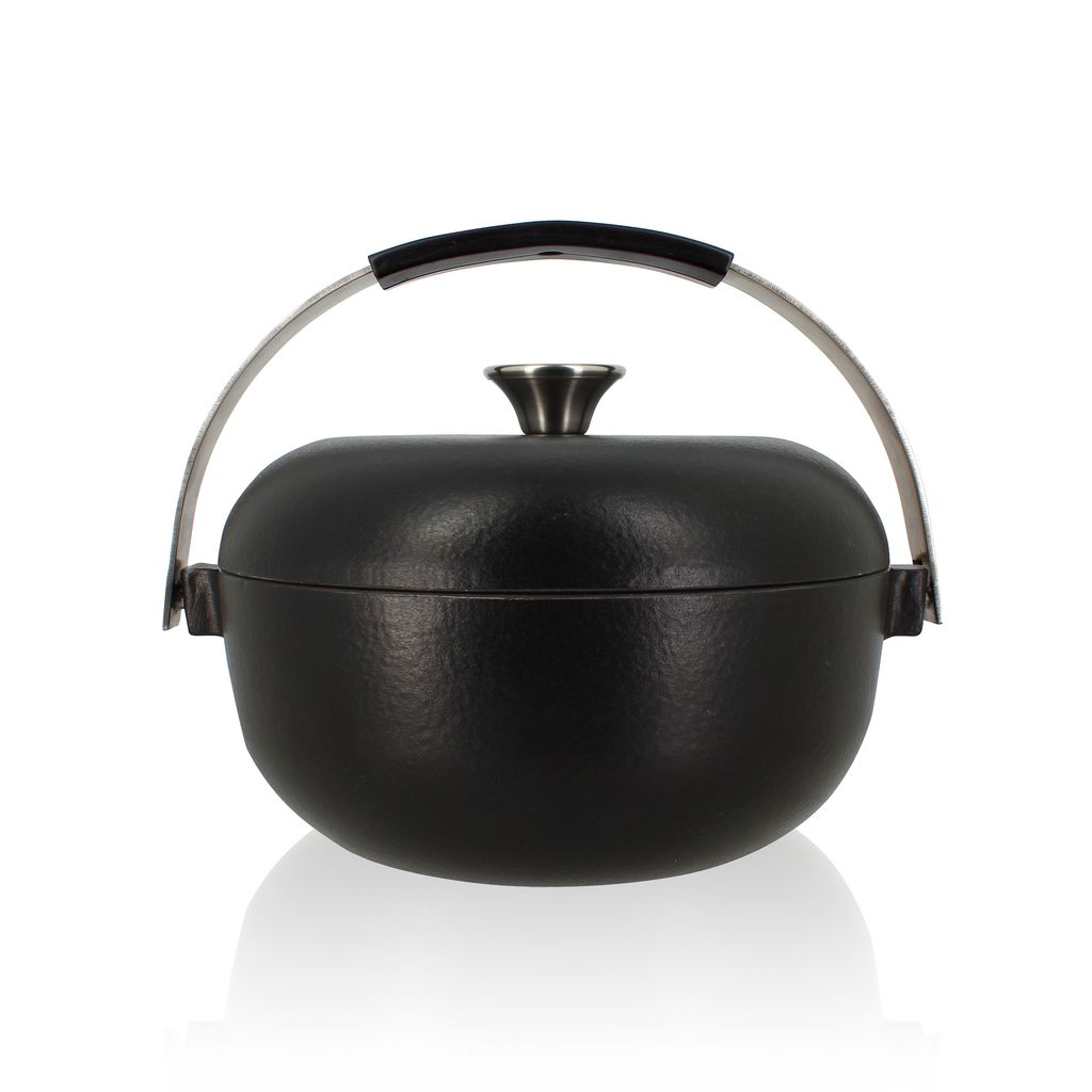 Cocotte en fonte Olaf Noir 24 cm - Visuel 0